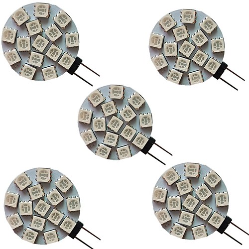

5pcs 3 W LED Bi-pin Lights 300 lm G4 15 LED Beads SMD 5050 Warm White Cold White Natural White 9-30 V
