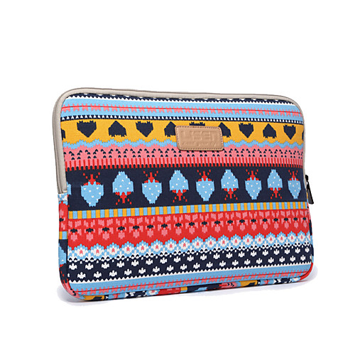 

11.6/12/13.3 Inch Laptop Sleeve Satchel Canvas Bohemian for Men for Women for Business Office