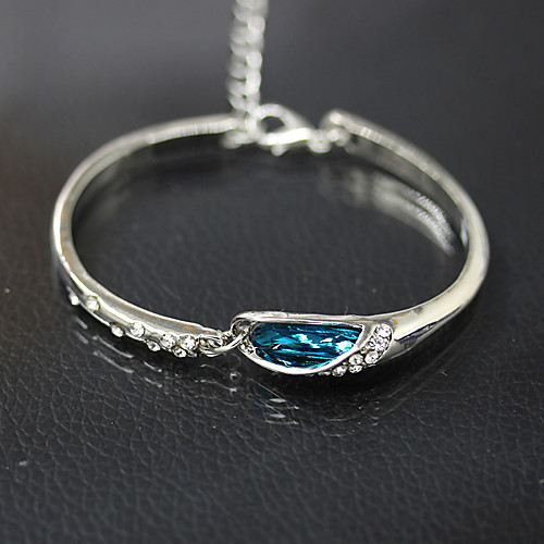 

Women's Bracelet Classic Wedding Birthday Vintage Theme European Trendy Casual / Sporty Ethnic French Alloy Bracelet Jewelry Blue / Royal Blue / White For Date Festival