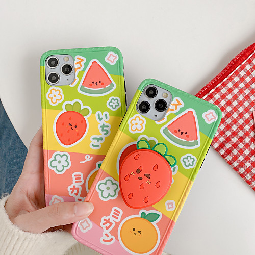 

Case For Apple iPhone 11 / iPhone 11 Pro / iPhone 11 Pro Max Shockproof / with Stand Back Cover Cartoon TPU