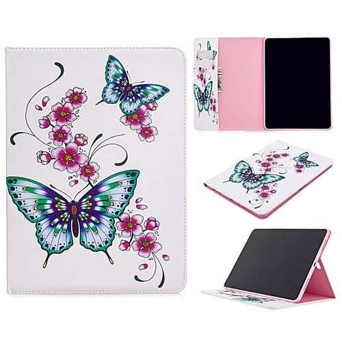 

Case For Apple iPad Air / iPad 4/3/2 / iPad Mini 3/2/1 Wallet / Card Holder / with Stand Full Body Cases Butterfly PU Leather For iPad 10.2 2019/New Air 10.5 2019/Pro 11 2020/Mini 4/Mini 5/Pro 9.7