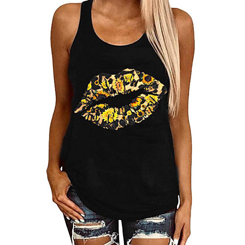 

Women's Graphic T-shirt Daily White / Black / Gray