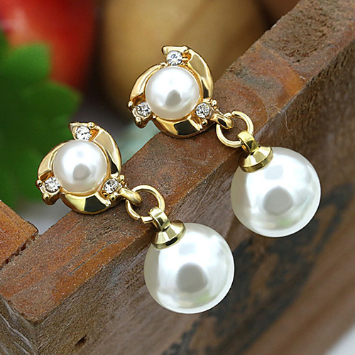 

Women's Earrings Holiday Wedding Birthday Romantic Earrings Jewelry Gold / Silver For Date Street Festival 1 Pair