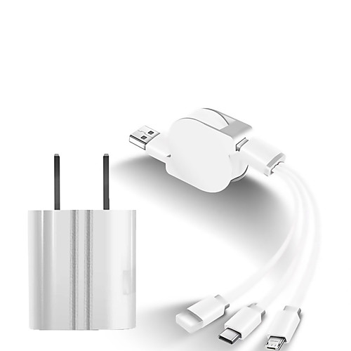 

Mini USB Cable 2 A 1.0m(3Ft) Retractable / 1 to 3 TPE USB Cable Adapter For Huawei / Xiaomi / iPhone