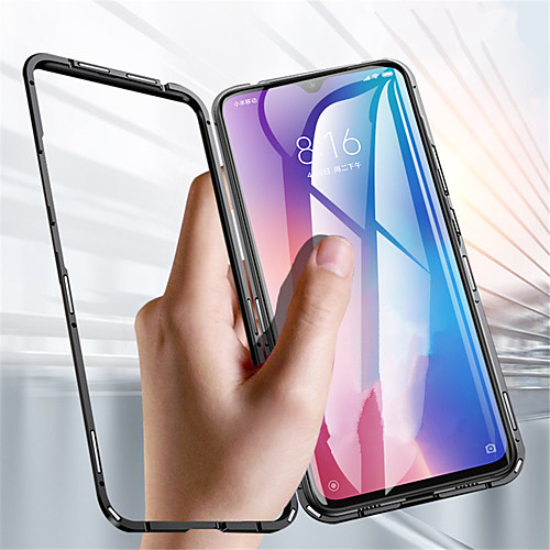 

Case For Xiaomi Redmi Note 9 Pro / Redmi Note 9 Pro Max / Redmi Note 9S Translucent Back Cover Solid Colored Tempered Glass / Metal