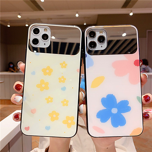 

Case For Apple iPhone 11 / iPhone 11 Pro / iPhone 11 Pro Max Pattern Back Cover Cartoon Tempered Glass