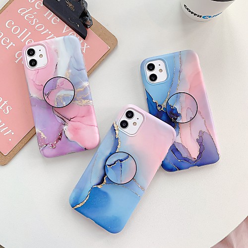 

Case for Apple scene map iPhone 11 11 Pro 11 Pro Max X XS XR XS Max 8 Colorful marble pattern fine matte TPU material IMD process airbag bracket all-inclusive mobile phone case LX