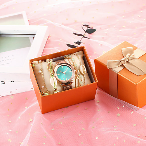 

Women's Quartz Watches New Arrival Fashion Rose Gold Alloy Quartz Rose Gold Diamond Chronograph New Design 1 set Analog