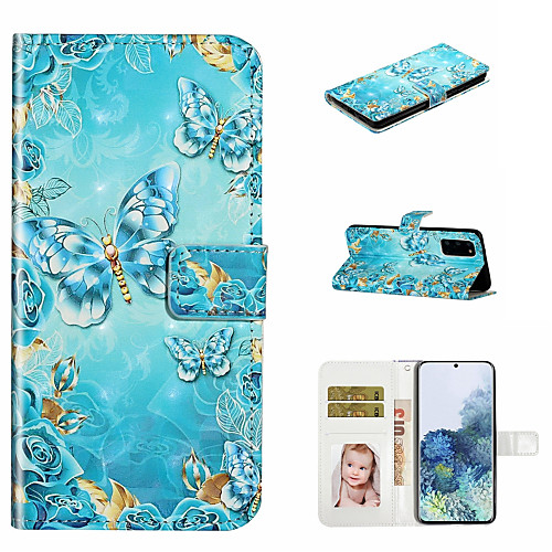 

Case For Samsung Galaxy S20 Ultra S20 Plus Phone Case PU Leather Material 3D Painted Pattern Phone Case for S20 S10 Plus S10 S9 Plus S9 S8 Plus S8