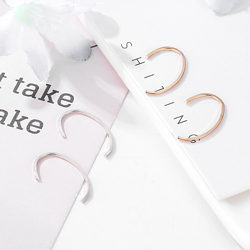 

Women's Earrings Holiday Wedding Birthday Romantic Earrings Jewelry Gold / Silver For Date Street Festival 1 Pair