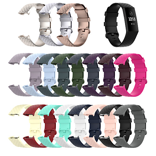 

Watch Band for Fitbit Charge 3 / Fitbit Charge 4 Fitbit Sport Band Silicone Wrist Strap