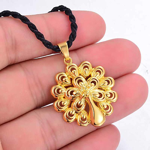 

Women's Pendant Necklace Classic Gold Plated Gold 45 cm Necklace Jewelry 1pc For Christmas Wedding Party Evening Birthday Party Festival