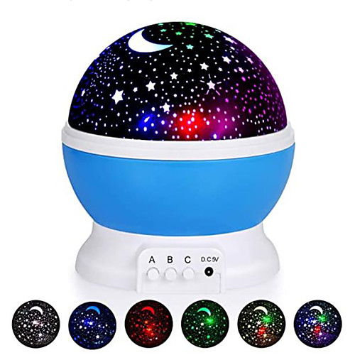 

Baby & Kids' Night Lights Moon Star Starry Night Light LED Lighting Glow 6 V USB Batteries Powered Kid's Adults for Birthday Gifts and Party Favors 1 pcs