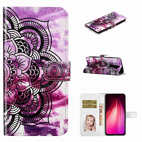 

Case For Xiaomi Xiaomi Redmi Note 8 / Xiaomi Redmi Note 8 Pro / Redmi K20 Pro Wallet / Card Holder / with Stand Full Body Cases Mandala PU Leather / TPU for Redmi Note 7 / Note 7 Pro / Redmi 7A