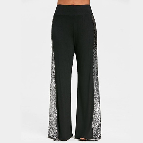 

Women's Basic Loose Chinos Pants - Solid Colored Black S / M / L