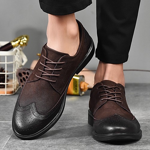 

Men's Spring & Summer Classic Daily Oxfords PU Black / Brown