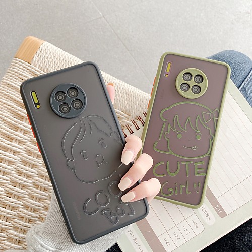 

Case For Huawei Mate 30 / Mate 30 Pro Shockproof Back Cover Cartoon Plastic