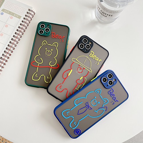 

Case For Apple iPhone 11 / iPhone 11 Pro / iPhone 11 Pro Max Shockproof Back Cover Cartoon Plastic