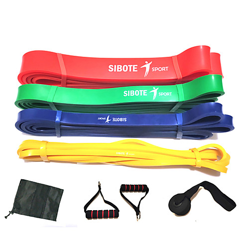 

Pull up Assistance Bands 8 pcs Sports Natural Rubber Home Workout Exercise & Fitness Gym Workout Portable Non Toxic Durable Muscular Bodyweight Training Resistance Training Strength Trainer For Men