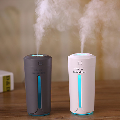 

Color USB Cup Air Humidifier For Car Home Ultrasonic Humidifier Mini Aroma Diffuser Air Purifier With LED Lights