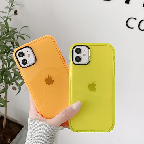 

Case For Apple iPhone 11 / iPhone 11 Pro / iPhone 11 Pro Max Shockproof Back Cover Solid Colored TPU