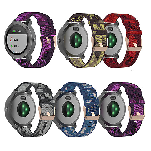 

Watch Band for Vivoactive 3 / Forerunner 245M / Forerunner 645 Garmin Sport Band / Classic Buckle / Modern Buckle Nylon Wrist Strap