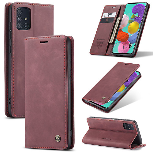 

CaseMe Retro Leather Magnetic Flip Phone Case For Samsung Galaxy A71 / A51 / A91 / A81 / M30S / M20 / M10 / M80S / M60S / A70S / A50S / A30S / A20S / A10S / A70 / A50 / A30 / A20 / A10 / A20E Cover