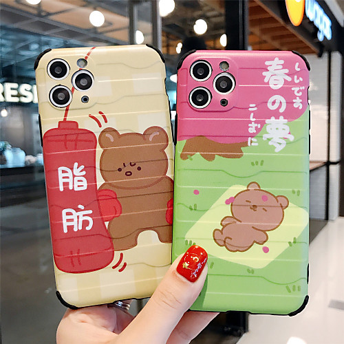 

Shockproof IMD TPU Cartoon Pattern for Apple iPhone Case 11 Pro Max X XR XS Max 8 Plus 7 Plus 6 Plus SE(2020) Back Cover