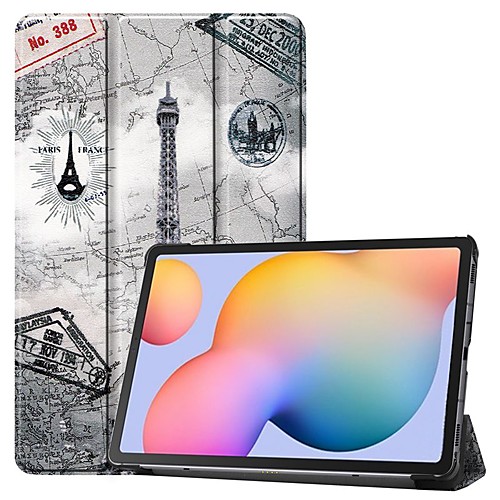 

Case For Samsung Galaxy Tab S6 Lite (SM-P610/615)/ Tab S6 T860/856 /Tab S5e T720 10.5 Card Holder/Flip /Pattern Full Body Cases Eiffel Tower PU Leather For Samsung Galaxy Tab A 10.1(2019)T510