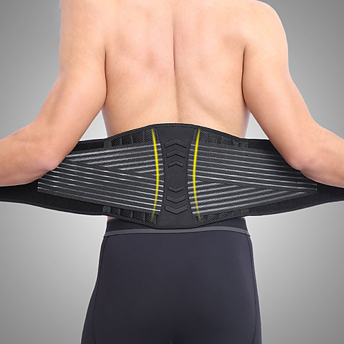 

Back Brace Back Support / Lumbar Support Belt Waist Trimmer / Sauna Belt for Fitness Gym Workout Running Adjustable Muscle support Compression Tummy Fat Burner Sweat Out Women's Men's Nylon Emulsion