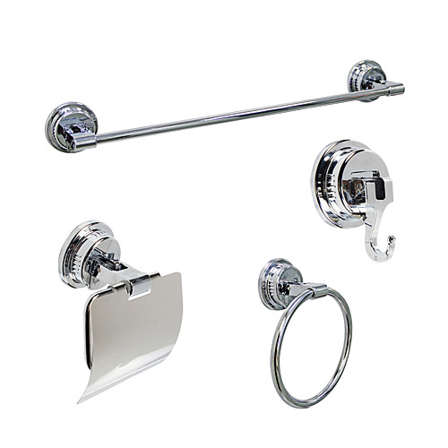 

Bathroom Accessory Set Retractable Cable / Multifunction Modern Stainless Steel A Grade ABS 3pcs - Bathroom Wall Mounted