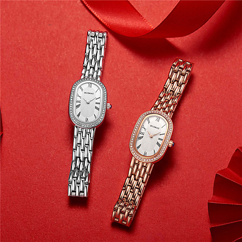 

Women's Steel Band Watches Luxury Fashion Stainless Steel Japanese Quartz Gold Silver Water Resistant / Waterproof 30 m 1 pc Analog One Year Battery Life