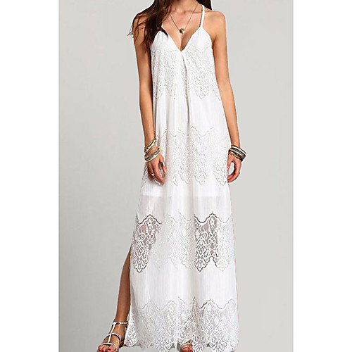 

Women's Sheath Dress - Sleeveless Solid Color Summer Elegant 2020 White Black S M L XL XXL XXXL XXXXL XXXXXL