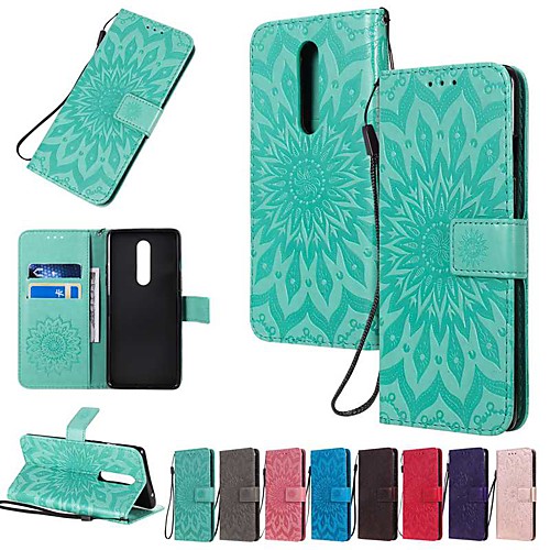 

Case For OnePlus 8/OnePlus 8 Pro / OnePlus 5T Wallet / Card Holder / with Stand Full Body Cases Solid Colored / Flower PU Leather For OnePlus 7/7 Pro/OnePlus 5/OnePlus 6/OnePlus 6T