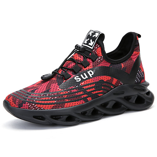 

Men's Fall / Spring & Summer Daily Outdoor Trainers / Athletic Shoes Running Shoes / Walking Shoes Mesh Breathable Non-slipping Shock Absorbing Red / Green / Blue