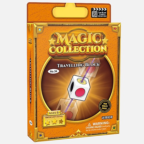

Magic Trick Effect Prop Toy Obedient Cube Magic Tricks Creative Novelty Men and Women Boys and Girls Gift Orange