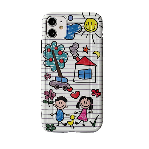 

Case For Apple iphone 11/pro11proMax/x/XS/XR/XSMax/8p/8/7P/7/SE(2020)Cover TPU Cartoonsoft shell iphone case set