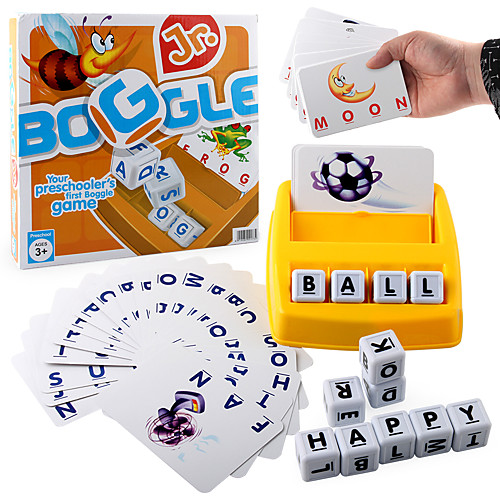 

Educational Flash Card Matching Letter Game Picture Word Matching Game Educational Toy Letter Spelling Letter Reading Game Improve Memory Plastics Kid's Preschool Cute Kits Non Toxic 30 pcs 3-6 Y