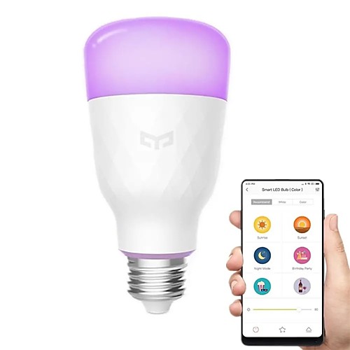 

Yeelight 1S YLDP13YL 8.5W RBGW Smart LED Bulb Work With Homekit AC100-240V(Xiaomi Ecosystem Product) - E27