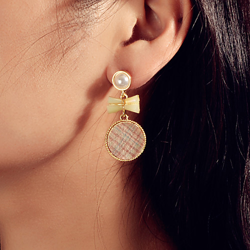 

Women's Earrings Geometrical Birthday Elegant Baroque Romantic Modern Cool Earrings Jewelry Blushing Pink / Green For Birthday Party Evening Engagement Beach Promise 1 Pair