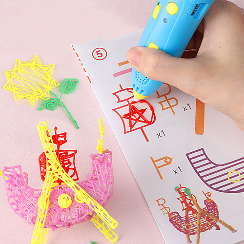 

Drawing Toy 3D Printing Pen Creative Plastic Shell Painting USB Charging Output Low Temperature Educational Toys Child's Adults' Women's Boys and Girls for Birthday Gifts or Party Favors