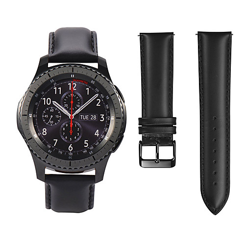 

Leather Watch Band Strap for Gear S3 Classic 17cm / 6.69 Inches 2cm / 0.8 Inches / 2.2cm / 0.9 Inches
