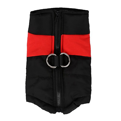 

Dog Coat Vest Puppy Clothes Plaid / Check Keep Warm Reversible Outdoor Winter Dog Clothes Puppy Clothes Dog Outfits Reversible Black / Red Camouflage Color Gray / Red Costume for Girl and Boy Dog