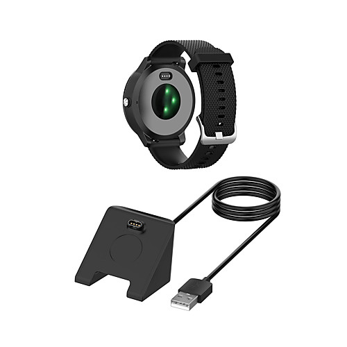 

USB Fast Charger Holder Cable Wire Adapter Cradle For Garmin vivoactive 4 vivoactive 4S vivoactive 3 vivoactive 3 music