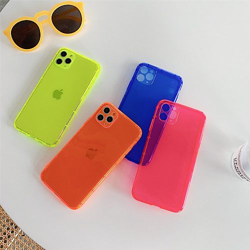 

Fluorescence Light TPU Case for Apple iPhone 11 Pro Max X XR XS Max 8 Plus 7 Plus 6 Plus SE Back Cover