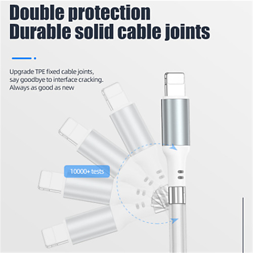 

CASEIER Magnetic Absorption Data USB Charger Cable 360 Degree Magnetic Charging Cable For iPhone Android Type C Easy Storage