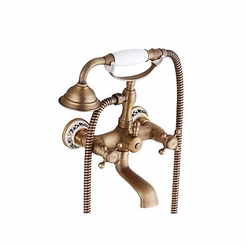 

Vintage Hand Shower Antique Brass Feature - Shower / Rainfall, Shower Head