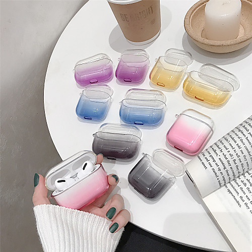 

Color Gradient Hard PC Earphone Case For Airpods Pro Headphone Case (AirPods Charging Case Not Included)