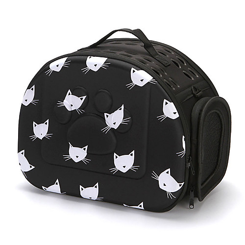 

Dog Cat Pets Cages Travel Bag Travel Carrier Bag Portable Breathable Durable Geometric Character Fabric Baby Pet Small Dog Outdoor Hiking Black Fuchsia Gold