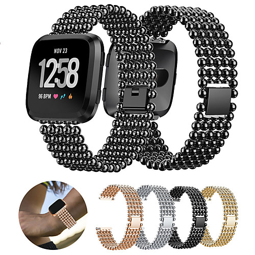 

Stainless Steel Watch Band Strap for Fitbit Versa 17cm / 6.69 Inches 2.3cm / 0.91 Inches